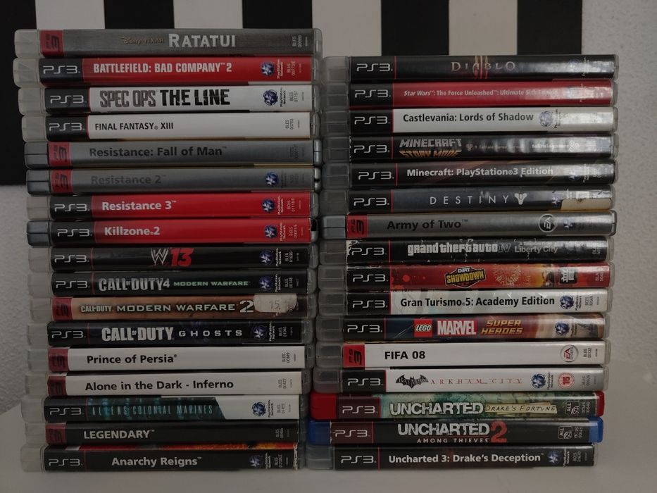 Jogos PS3 (Playstation 3) desde 2€/cada