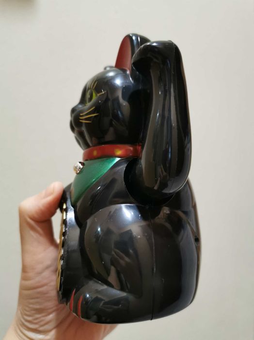 Chiński kot szczęścia Czarny