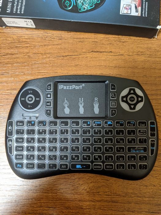 Бездротова Клавіатура із тач-падом. Для телевізора та ін.