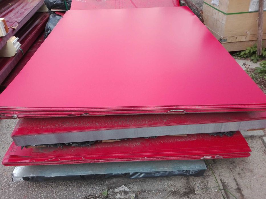 Blacha płaska w arkuszach w różnych kolorach wym.1250x2000, od ręki dostępna , Ruda Śląska