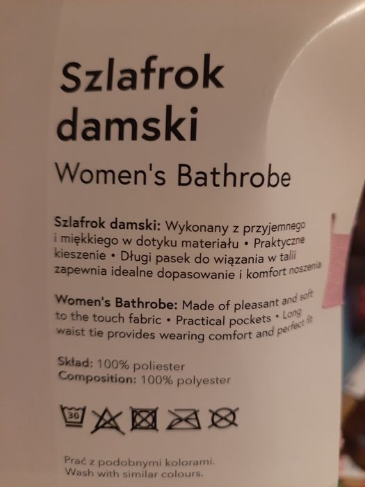 Szlafrok damski L/XL