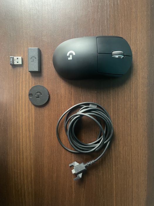 Modowany G Pro X Superlight + ESPTiger Tiger Ice V2 Dots