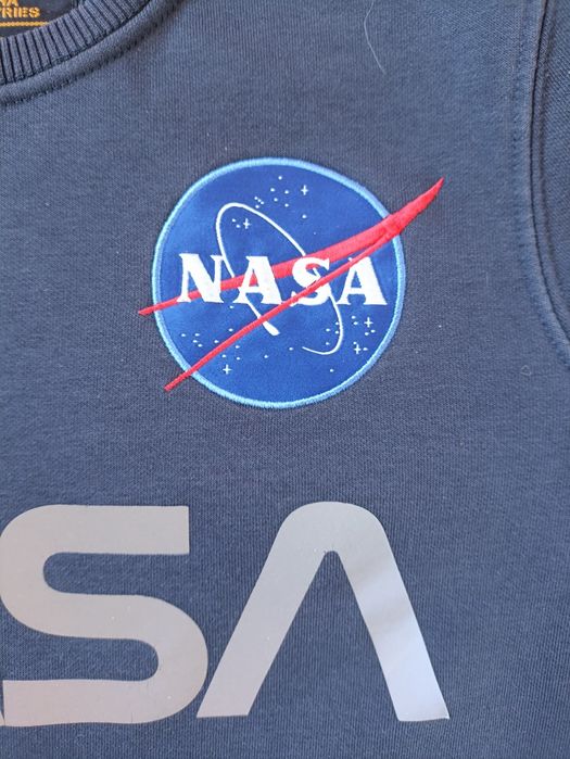 Свитшот Alpha Industries NASA 146/152 рост  (12-15лет)