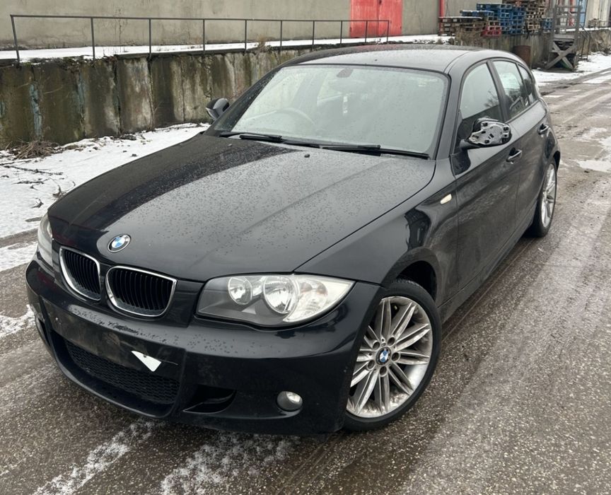 błotnik zderzak m pakiet maska progi koła BMW e87 Black sapphire