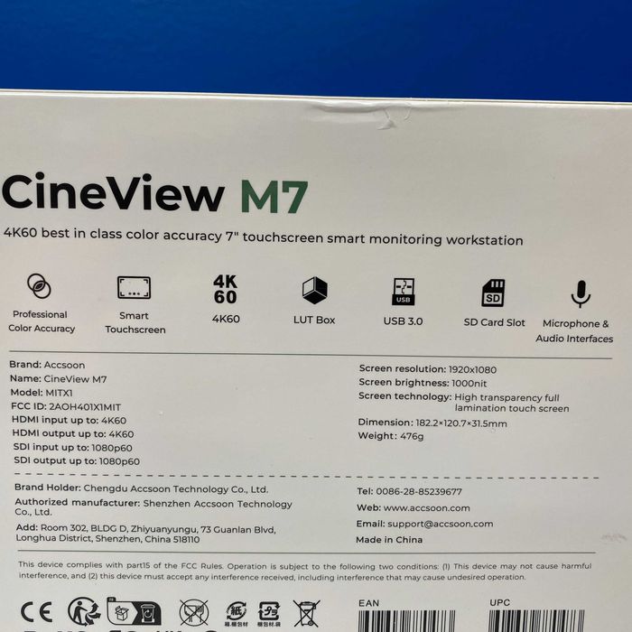 Accsoon CineView M7 - SELADO - 3 ANOS DE GARANTIA