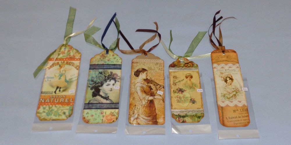 Marcadores vintage para livros (NOVOS)