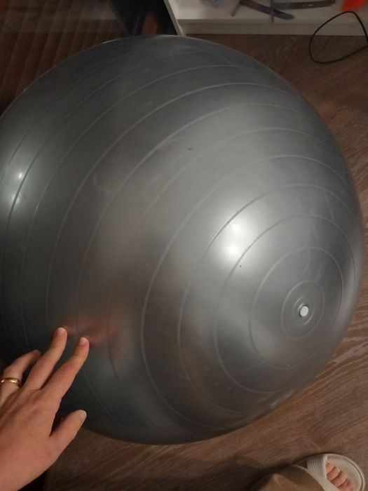 Bola de pilates cinza