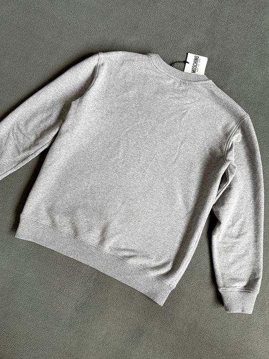 MOSCHINO damska szara bluza crewneck r. XS / NOWA / ORYGINALNA