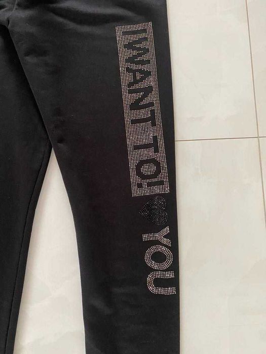Legginsy Getry czarne spodnie do gimnastyki M Preestill