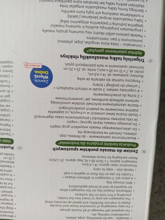 Zestaw do masażu 00