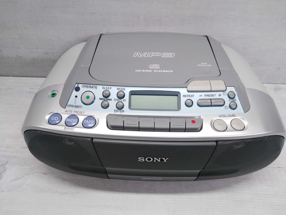 Radio Boombox SONY CD MP3 Fm/Am Kaseta Pilot Ładnie Gra