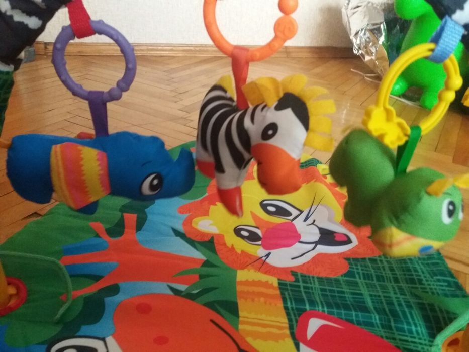 Килимок розвиваючий з дугою із тваринами