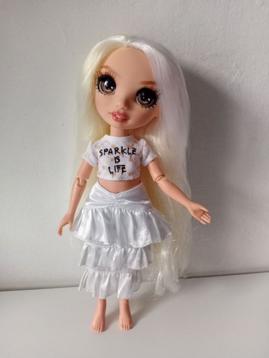 Lalka Rainbow High watercolour and create