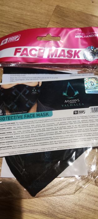 Maseczka assassin Creed Valhalla face mask