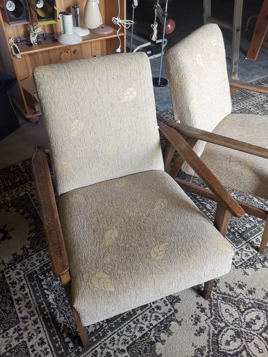 Krzesła i fotele komplet prl