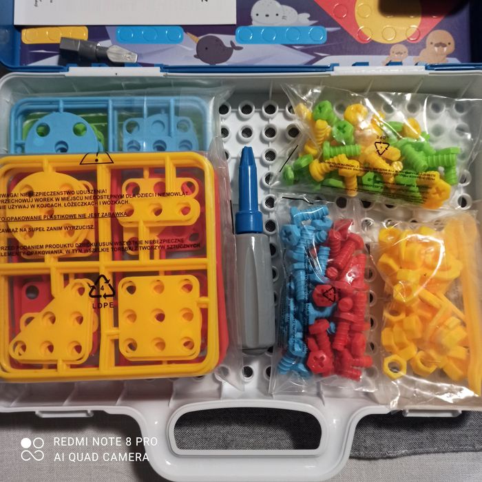 Zestaw konstrukcyjny z wiertarką Elefun