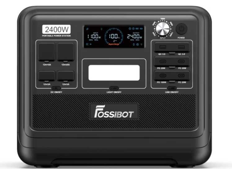 Зарядна станція FOSSiBOT F2400 Black, 2048 Вт*год