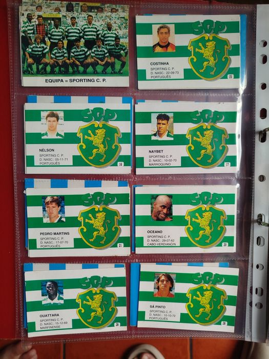 Álbum calendários futebol 1996