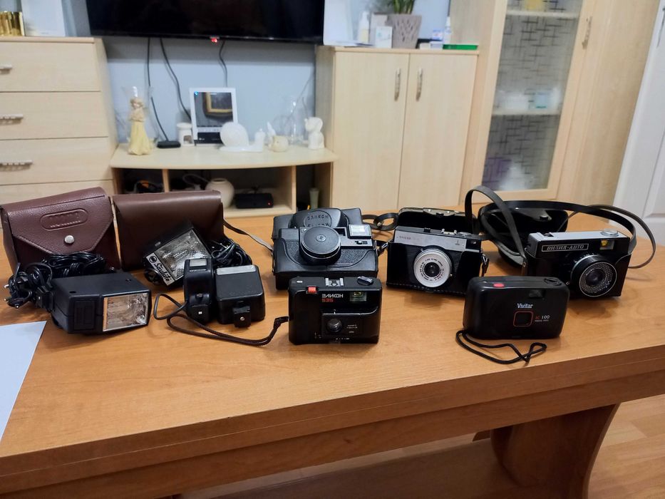 Sprzedam stare aparaty plus lampy