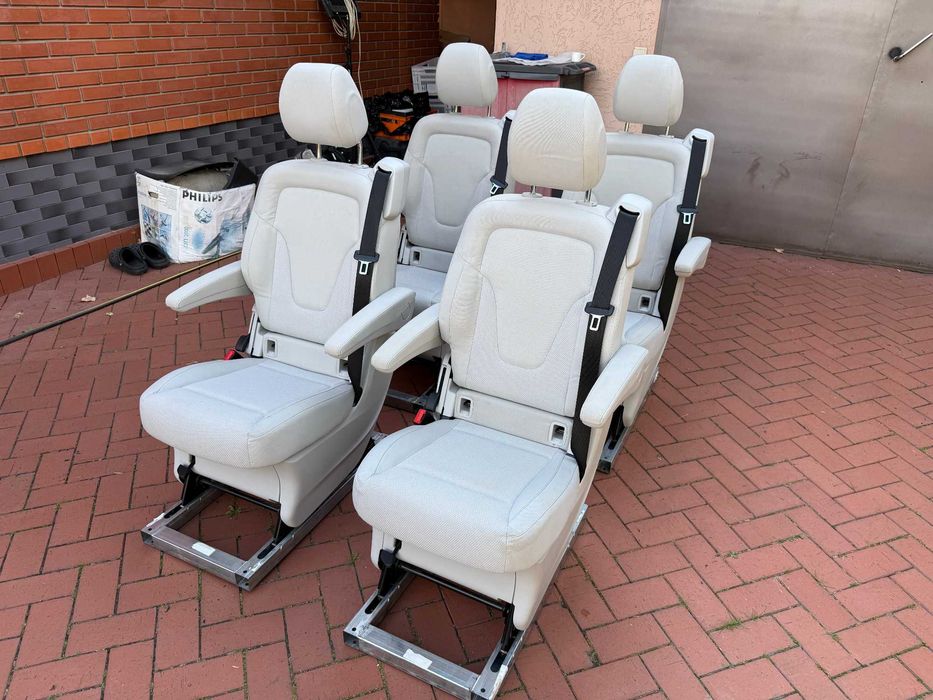 Сидіння салон капітанки Mercedes V-класу Vito W447 Т6 Мультиван Трафік Віваро Таленто VW тканина