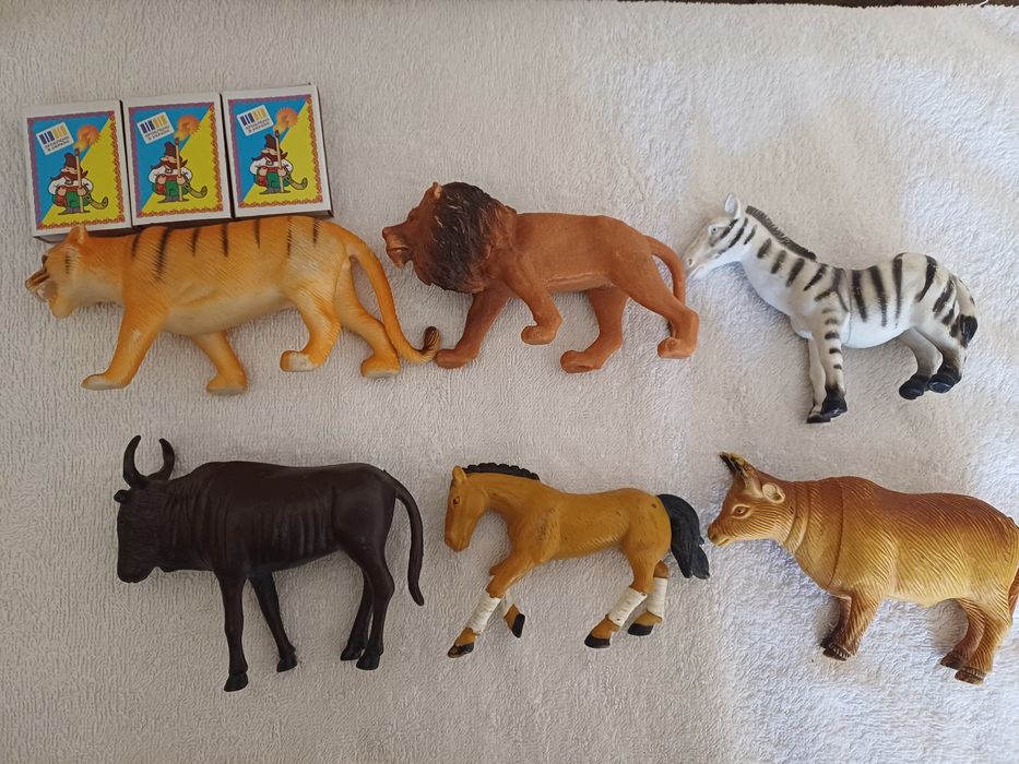 Резиновые звери, зоопарк игрушки