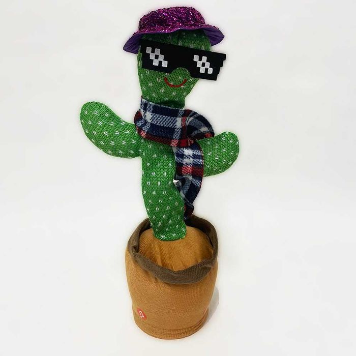 Танцующий и поющий кактус в очках и шляпе мамкин хулиган, есть опт