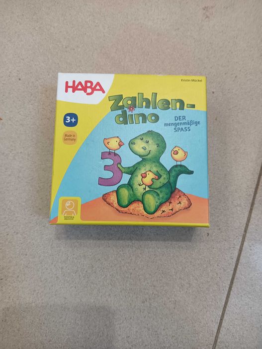 Gra planszowa Haba dla dzieci Liczbowy Dinozaur 3+ mini