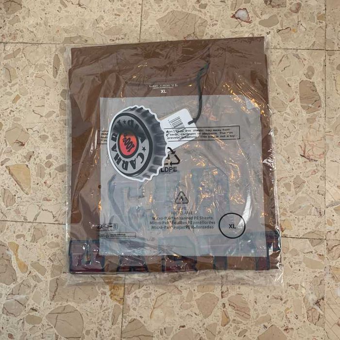 Carhartt WIP T-Shirt XL Castanho 10/10 - Algodão Orgânico