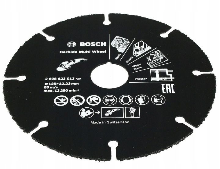 Bosch Uniwersalna Tarcza Carbide Multi Wheel 125mm/1,0mm