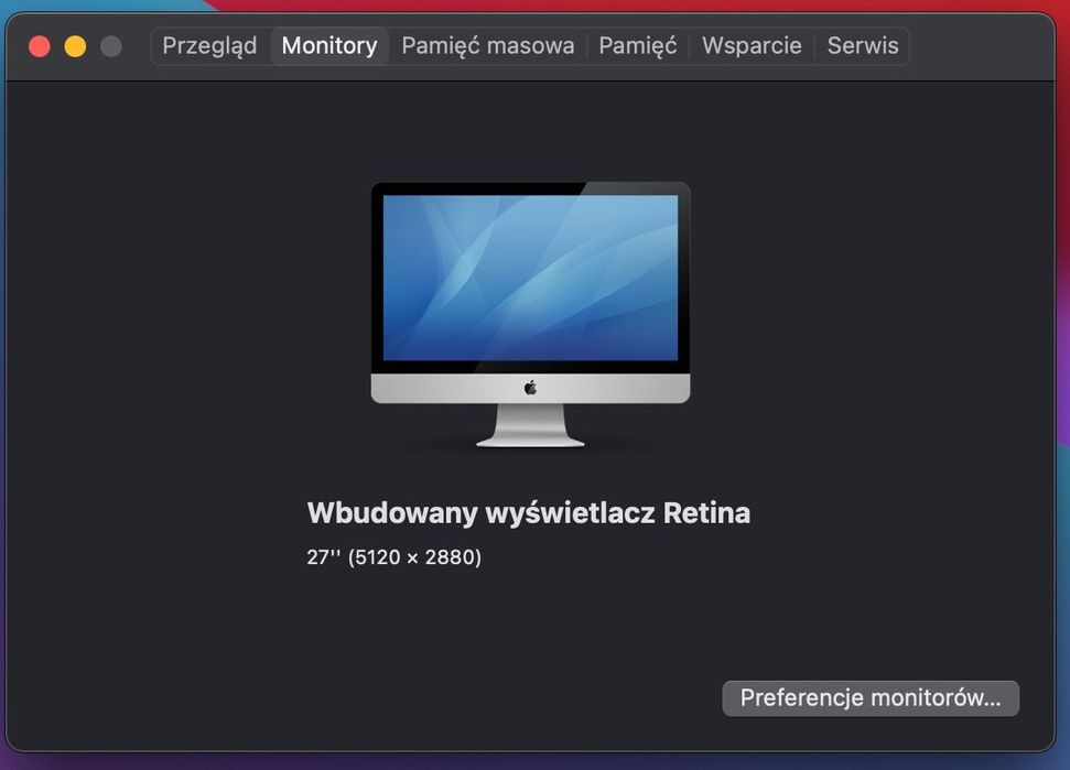 Apple iMac 27" Retina 5K i7 / 32 GB / SSD 2 TB – idealny stan