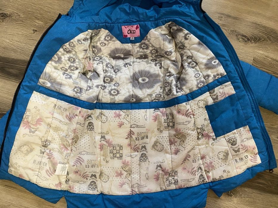 Дитяча зимова куртка для дівчинки 140см