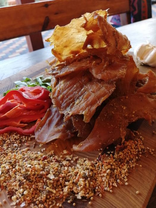 Подарочный бокс, Крафтовый подарок ,джерки, вяленое мясо,slice