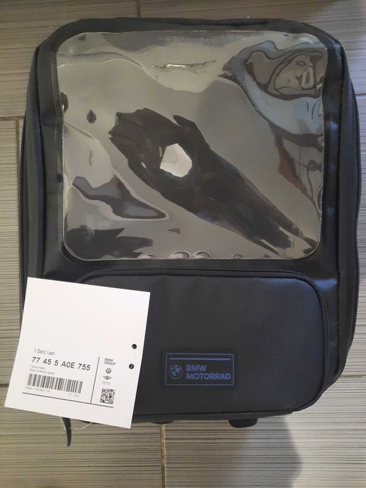 BMW K03 K53 K54 Plecak na zbiornik BLACK COLLECTION Tankbag 7745 5A0E755