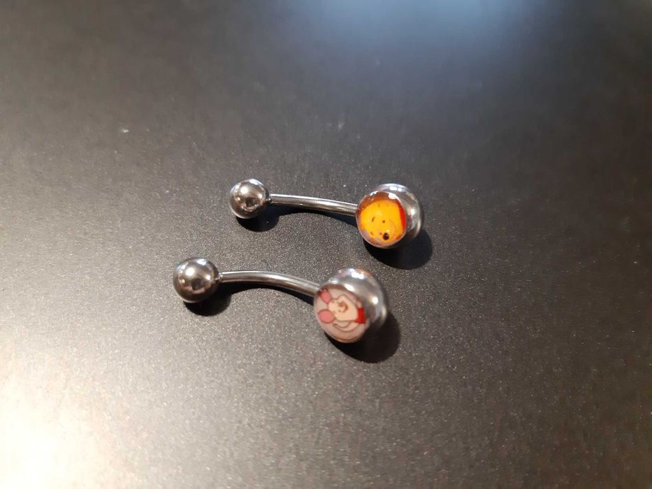 Kolczyk do pępka Kubus Puchatek Piercing do pępka