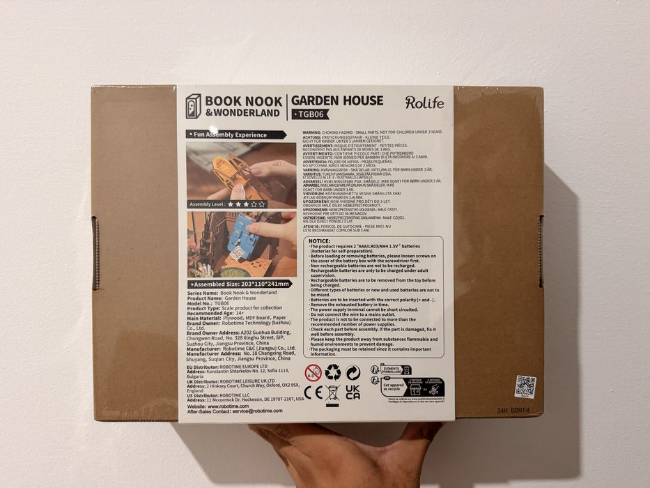 Rolife Maquete para livros  Book Nook & Wonderland “Garden House” TGB06