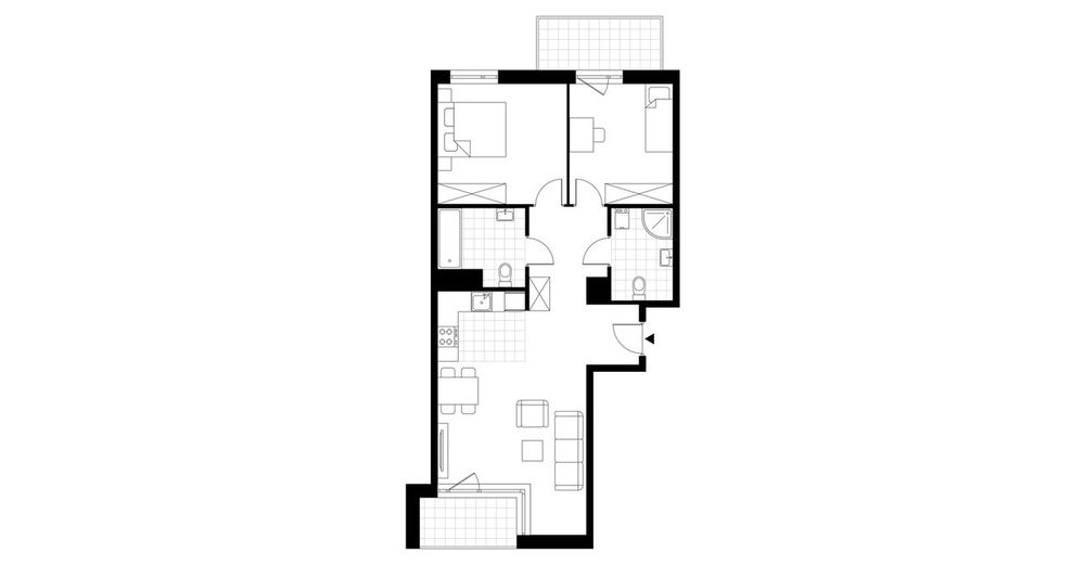 3-pokojowe mieszkanie 65m2 + balkon