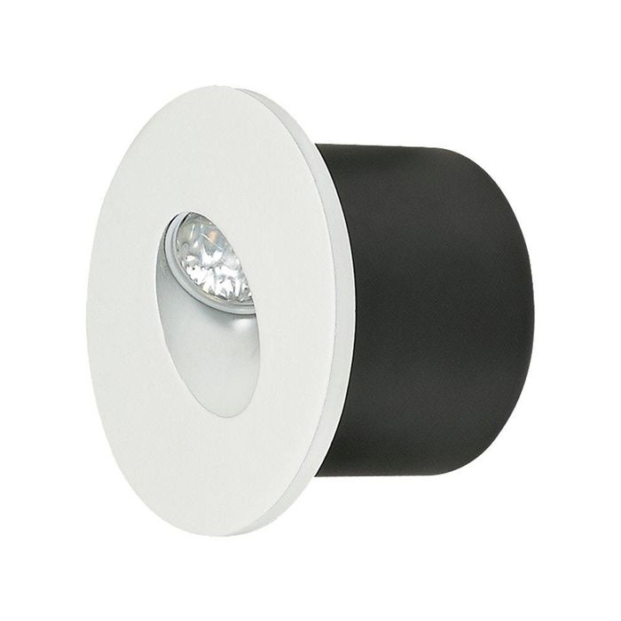 Oprawa Schodowa 3W LED V-tac Okrągła Biała 230V VT-1109 3000K 270lm Wyposażenie Wnętrz