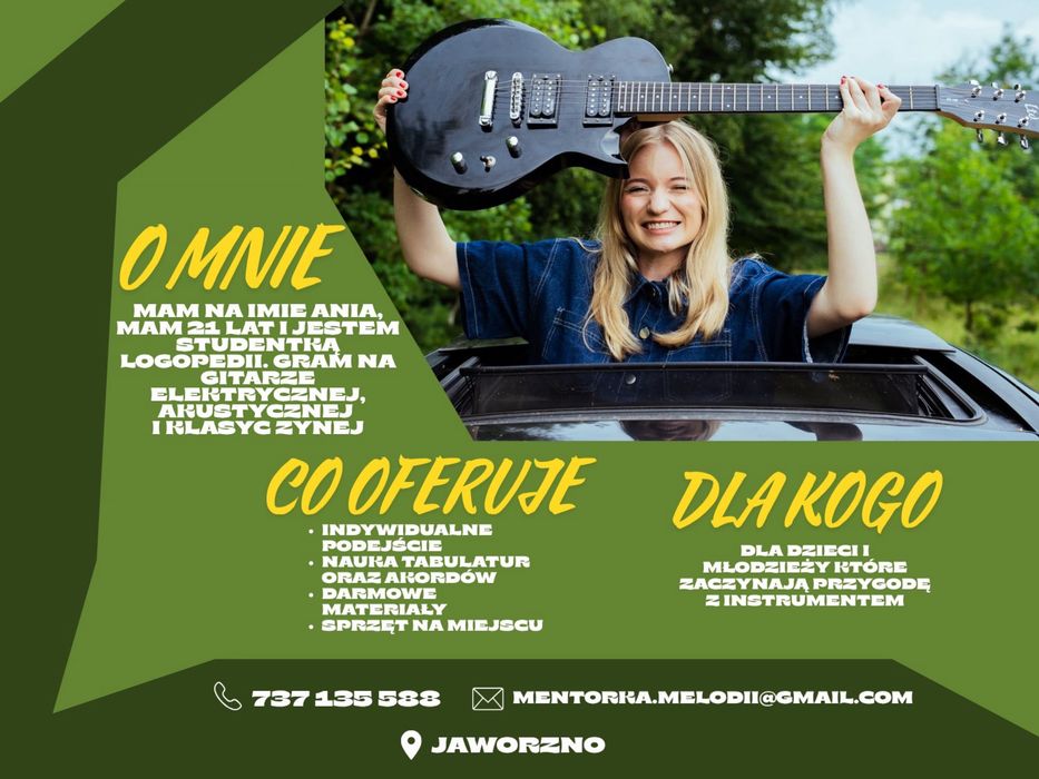 Lekcje  gry na gitarze