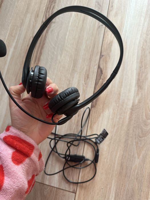 Słuchawki z mikrofonem marki HP