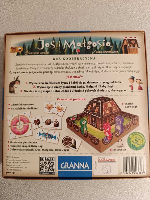 Gra Jaś i Małgosia w idealnym stanie