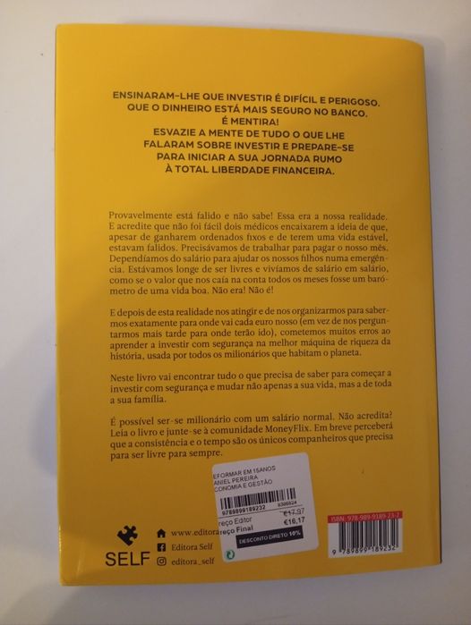 Livro "reformar em 15 anos"