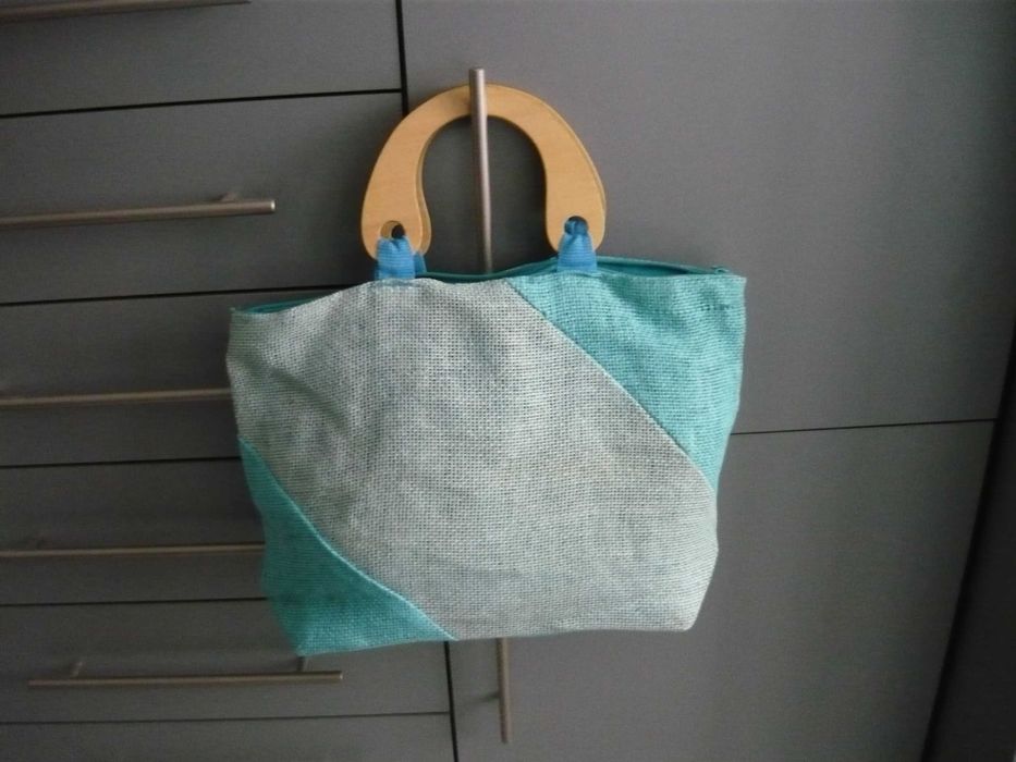 torebka letnia  niebieska
