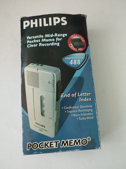 Диктофон Philips Professional Pocket Memo 488 LFH0488