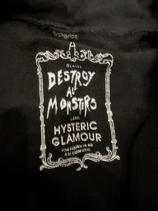 hysteric glamour зип худи