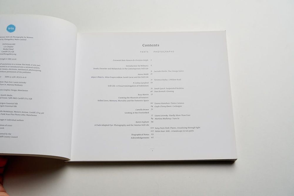 Livro fotografia “Stilled” de fotografia still life contemporânea