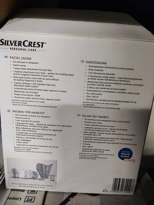 Sauna do twarzy Inhalatory