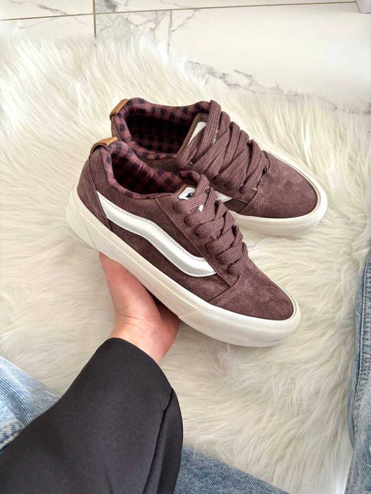 Vans KNU Skool Brown White