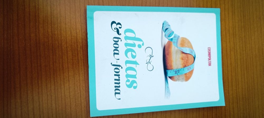 Livro dietas e boa tarde