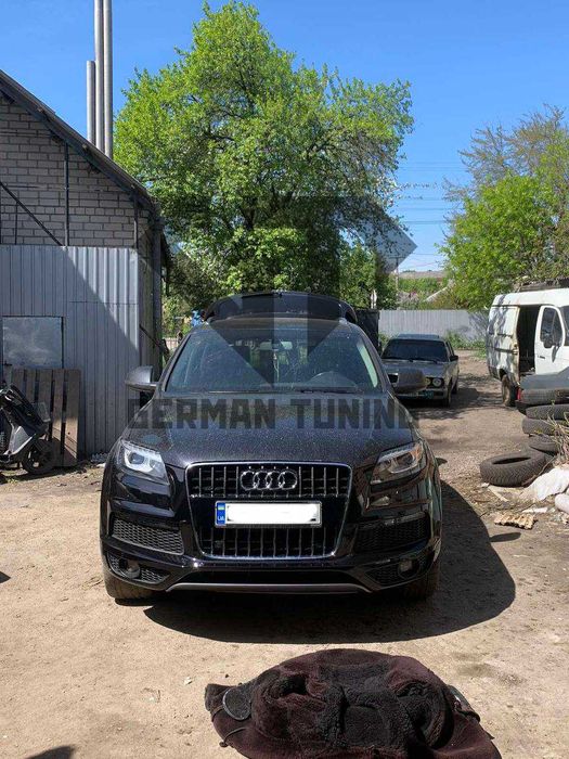 Передній бампер audi q7 4l стиль SQ7 бампер ауді решітка q7 s line