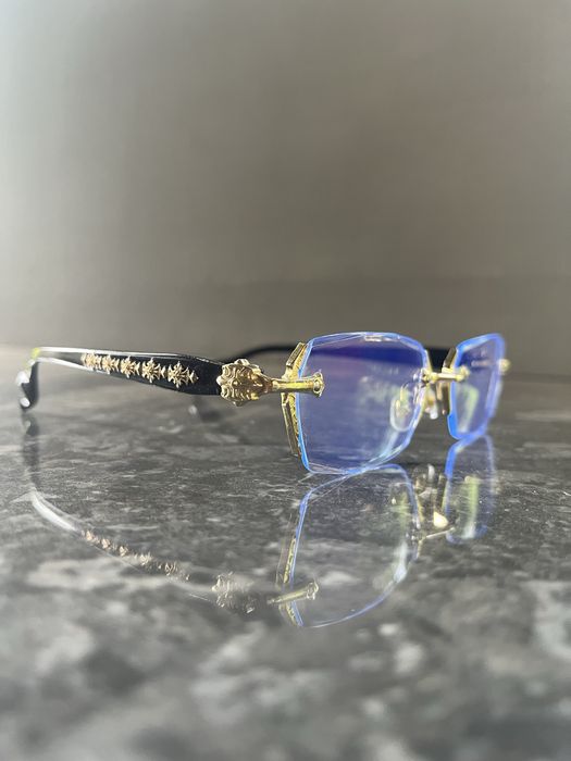 Okulary rimless unisex zerówki w stylu luxury